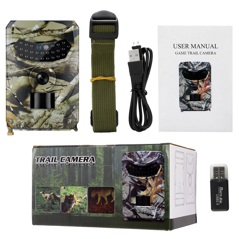 Night Vision Digital Hunting Camera Waterproof Trap Tracking Camera 26 IR LED 120 Degree 12MP Wild Camera